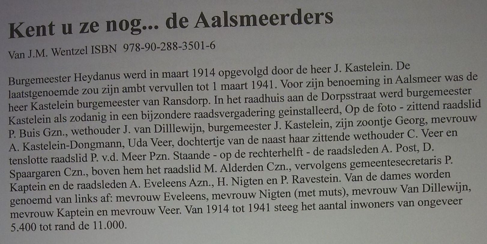 STADHUIS AALSMEER BEEDIGING