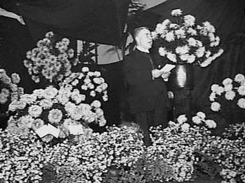 AALSMEER 1935 opening chrysanten tentoonstelling