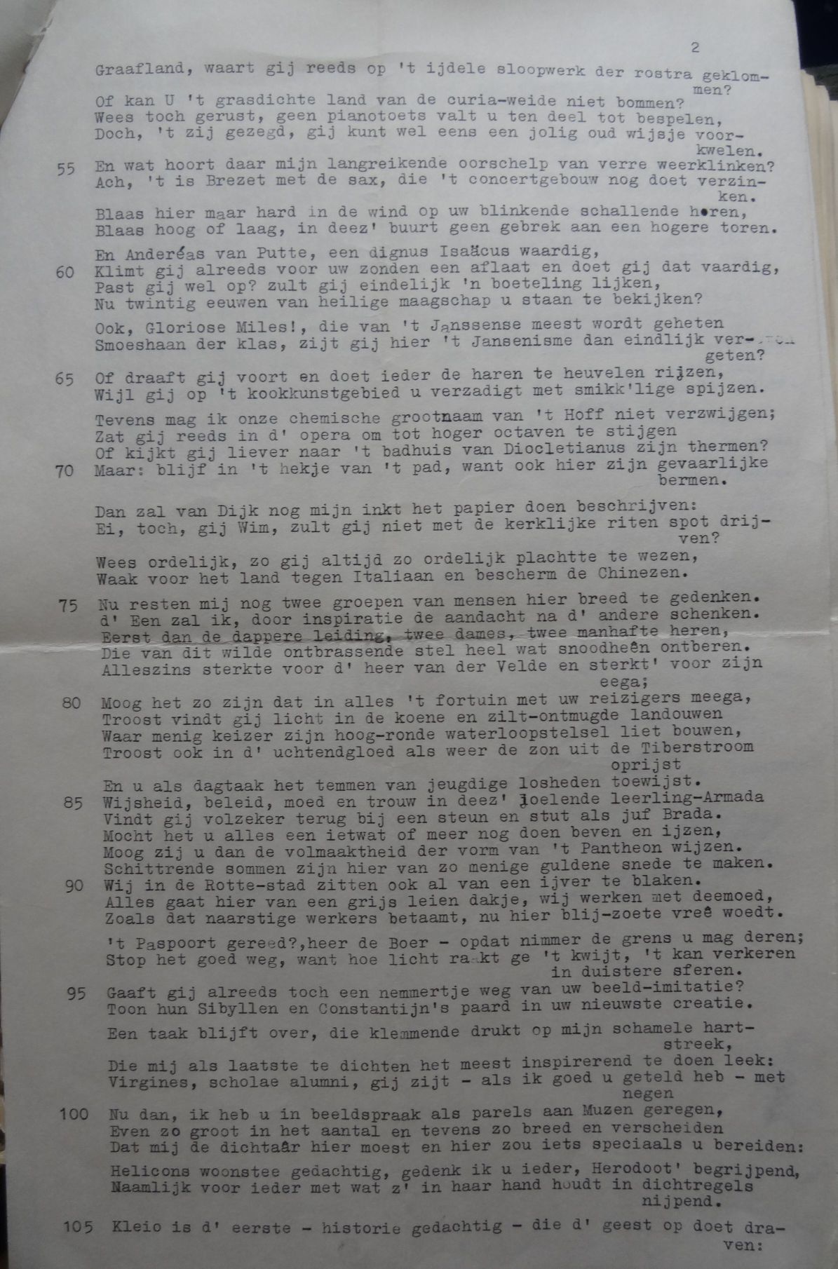 zendbrief jan vd assem