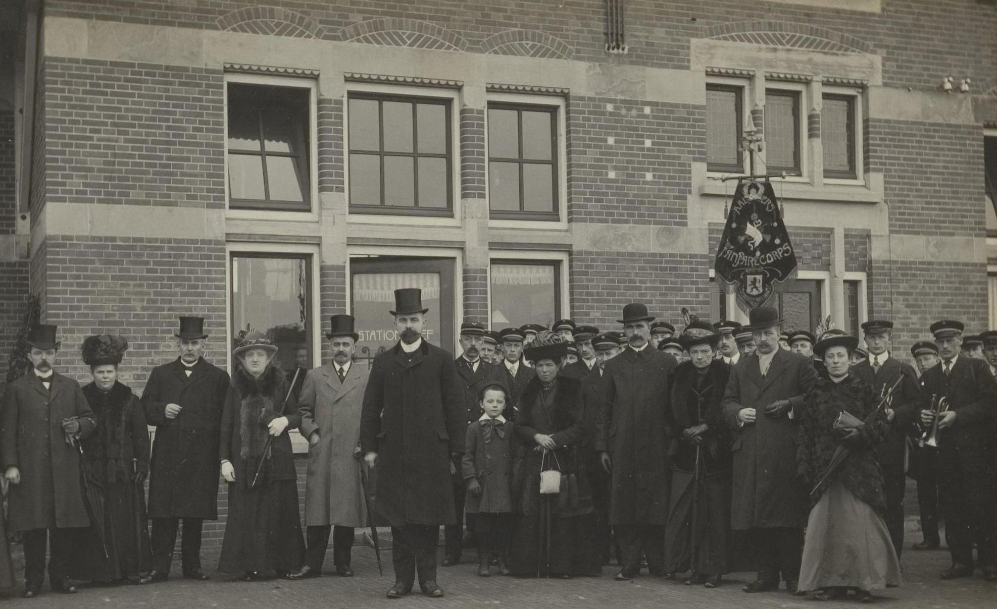 AANKOMST AALSMEER 1914 